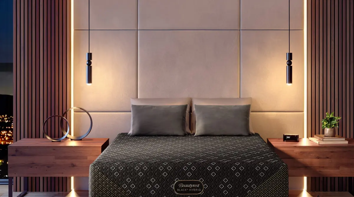 Beautyrest Black Hybrid Series Three XCS, pictured for the Black Hybrid XCS line