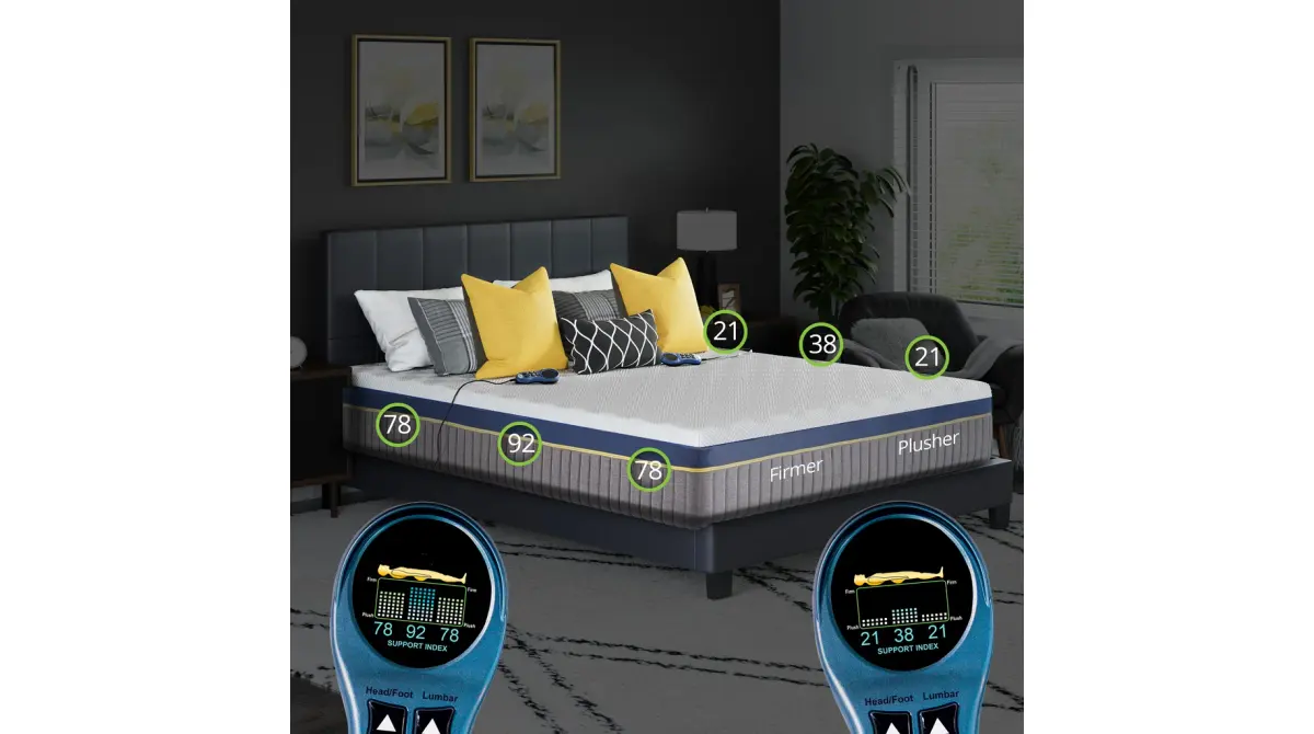 Ultra 11 inch 6-Zone Smart Zone Bed, product photo
