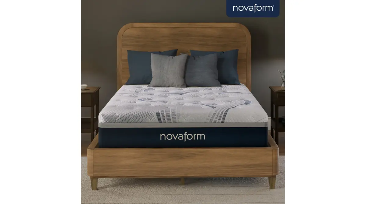 ComfortGrande 14 inch Advanced Hybrid Gel Memory Foam Mattress, product photo