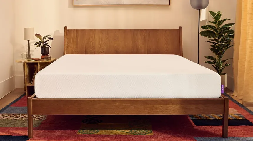 PurpleFlex in a bedroom, product photo
