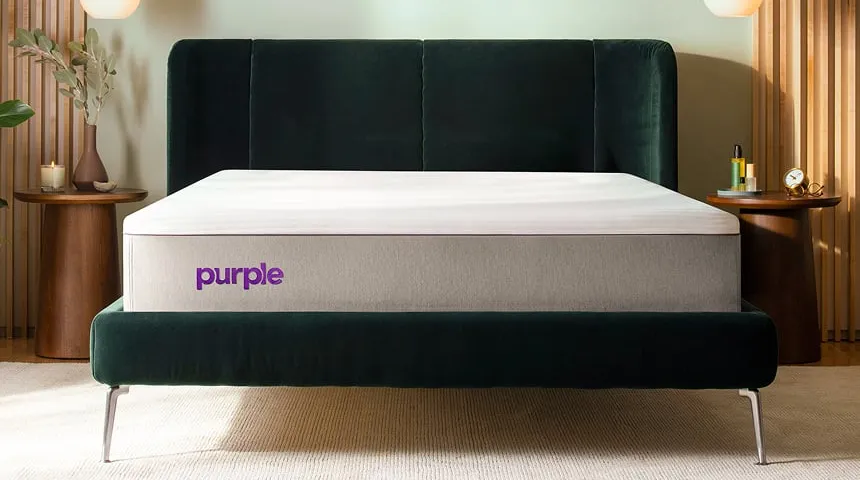 PurpleRenew in a bedroom, product photo