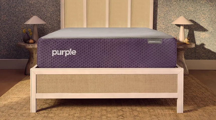 RestorePremier Hybrid in a bedroom, product photo
