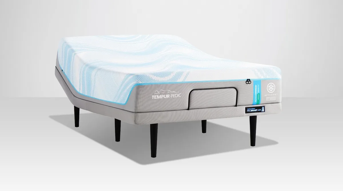 TEMPUR-ActiveBreeze Smart Bed, studio photo