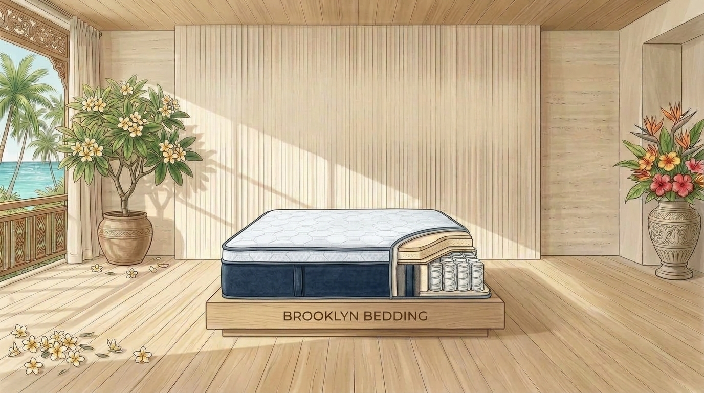 Brooklyn Bedding Signature Hybrid cutaway