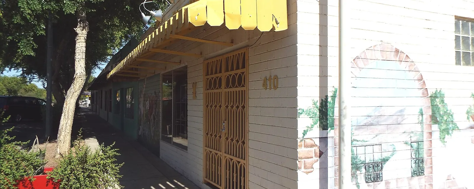 A painted storefront in historic downtown Avondale, Arizona
