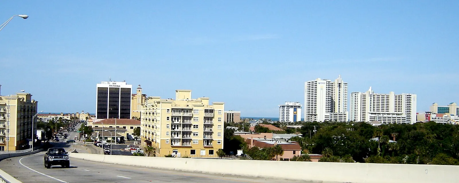 The Daytona Beach skyline