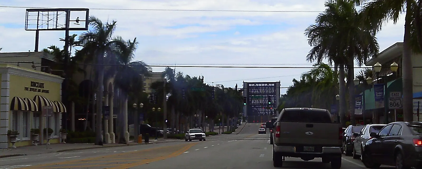 Atlantic Avenue in downtown Delray Beach