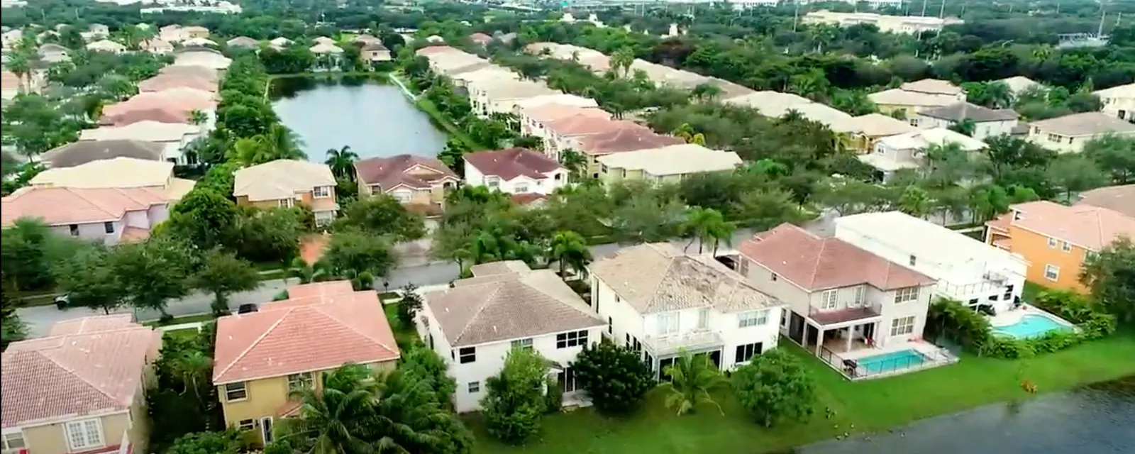 A neighborhood in Miramar, Florida