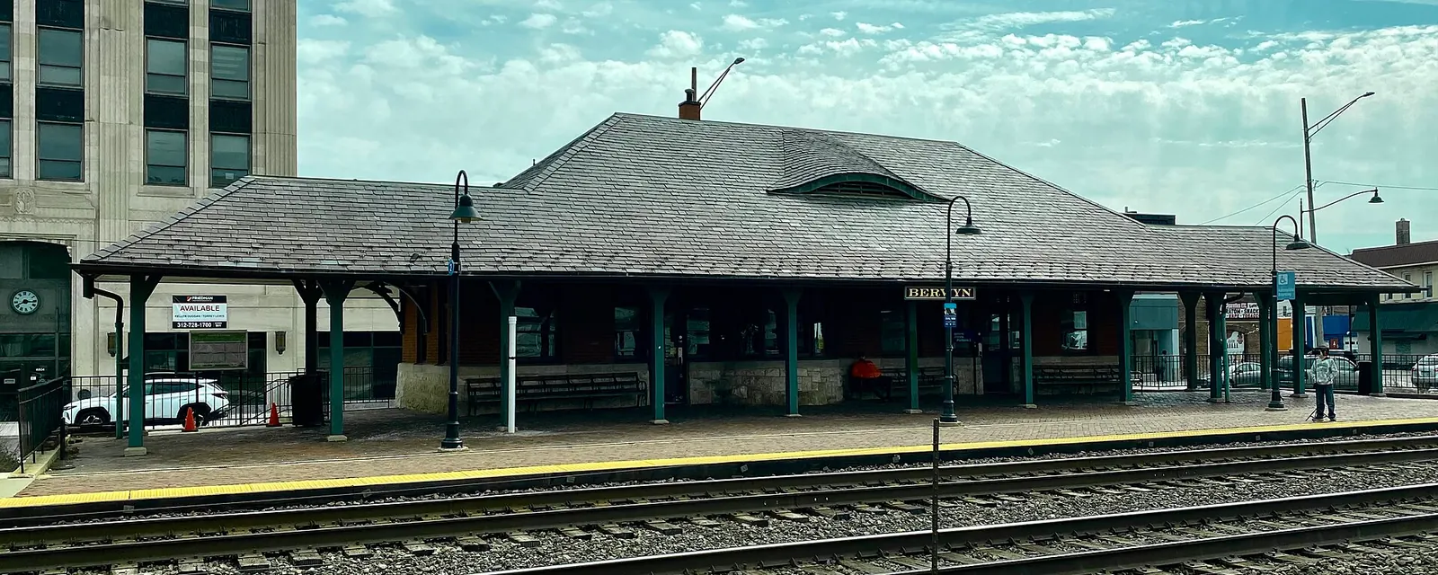 The Berwyn train station