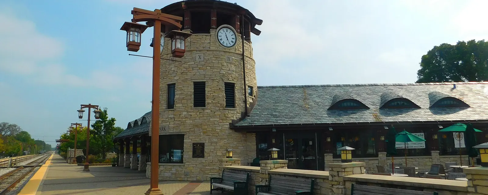 The Tinley Park train station