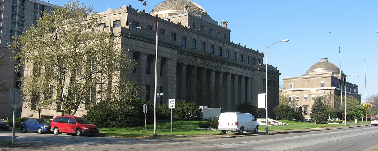 Gary City Hall and the Superior Courthouse on Broadway