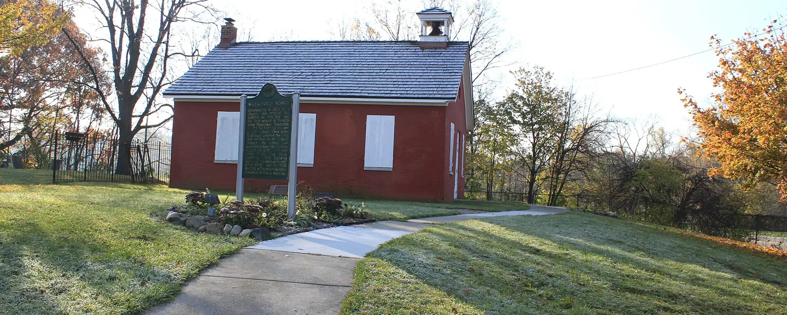 The historic Wallaceville School in Dearborn Heights