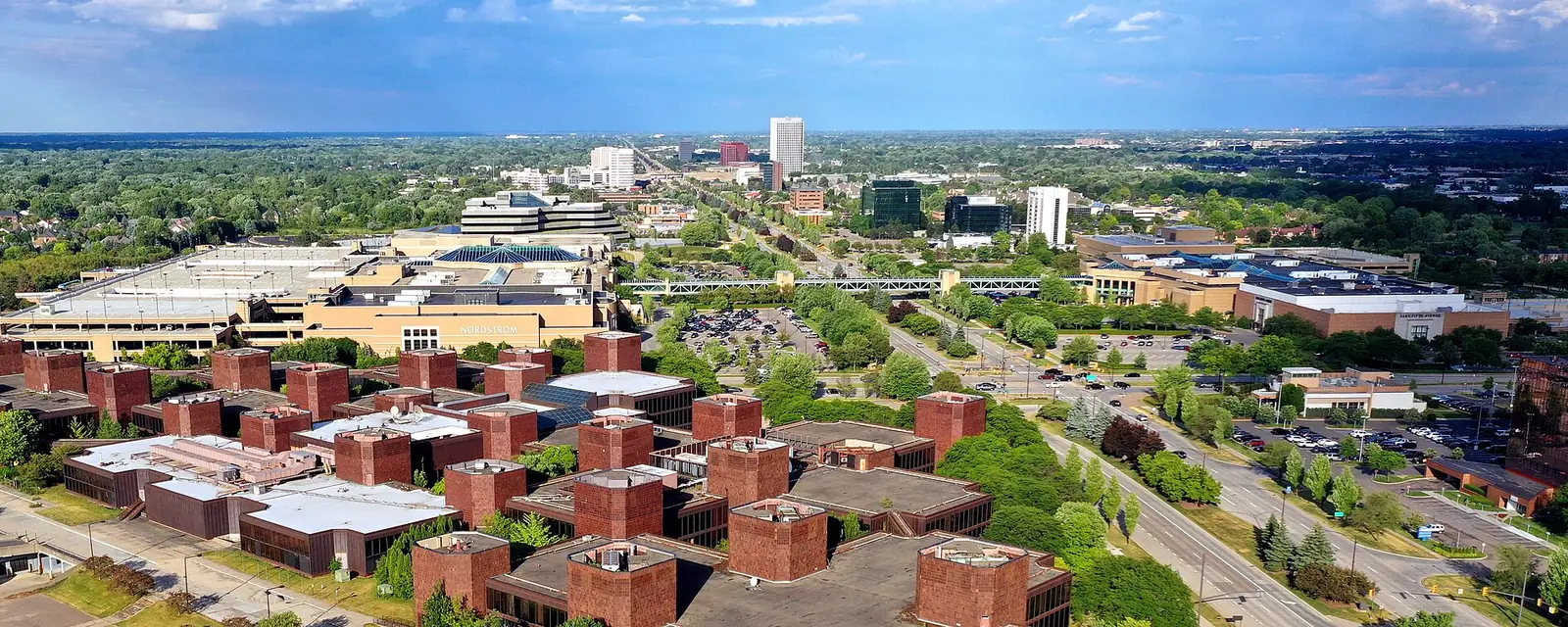Troy from above, looking east
