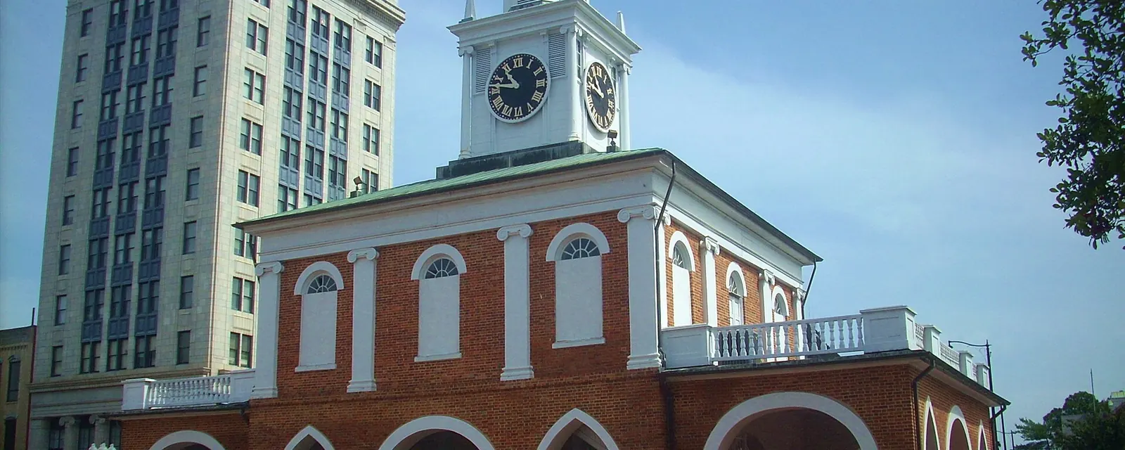 The Market House in downtown Fayetteville