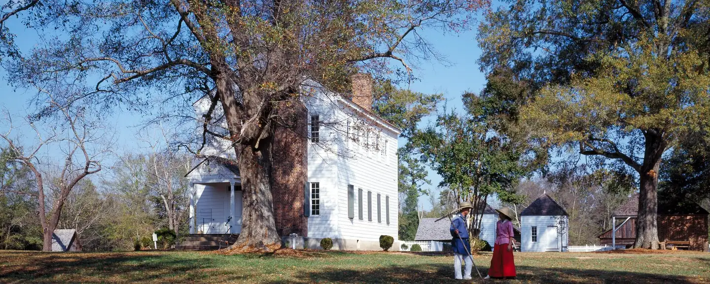 The Latta Plantation house in Huntersville
