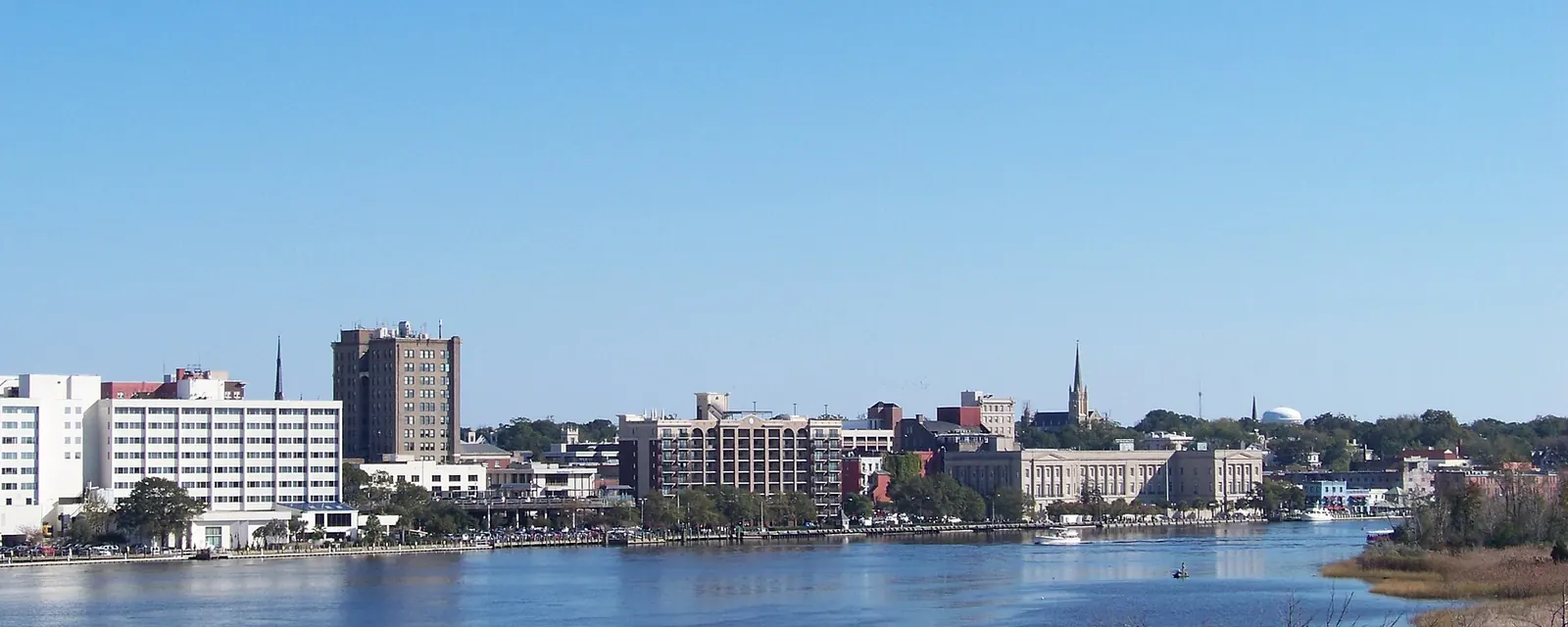 Downtown Wilmington along the Cape Fear River