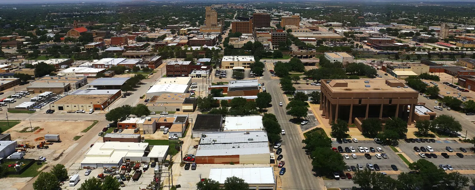 Downtown Abilene seen from the Enterprise Building