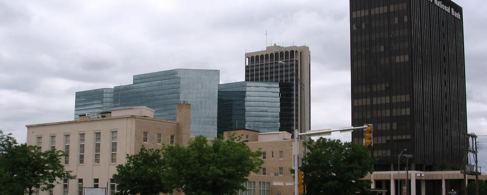 Office towers in downtown Amarillo