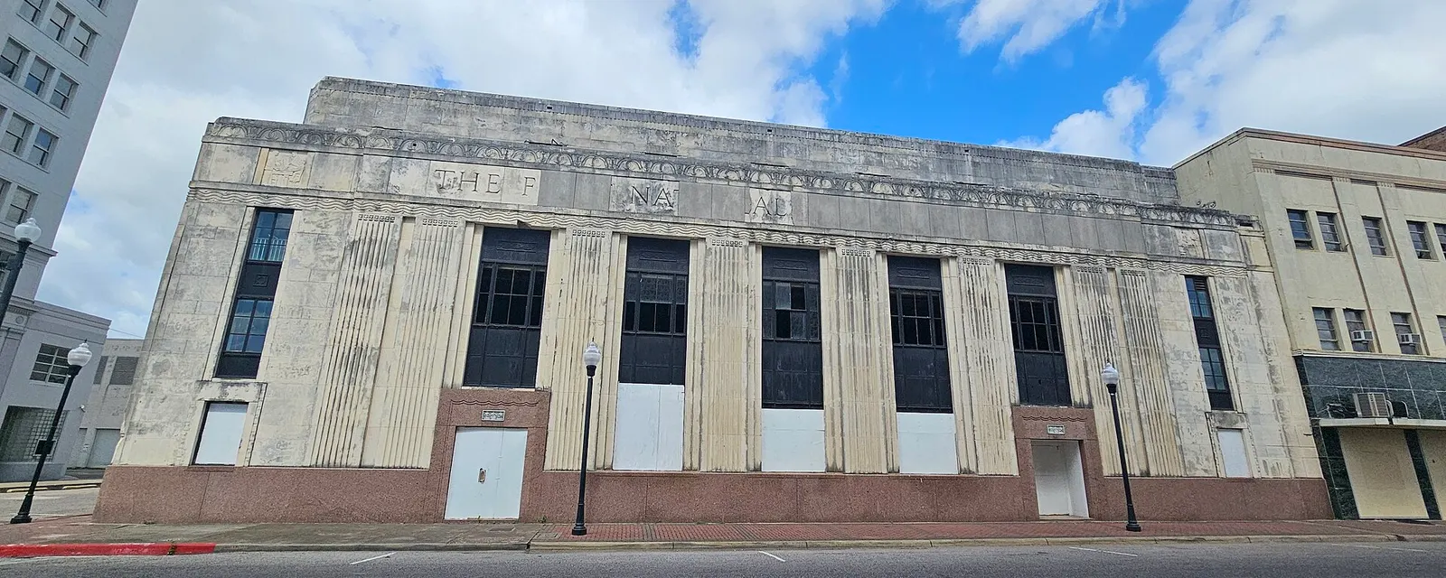 The First National Bank Building in downtown Beaumont