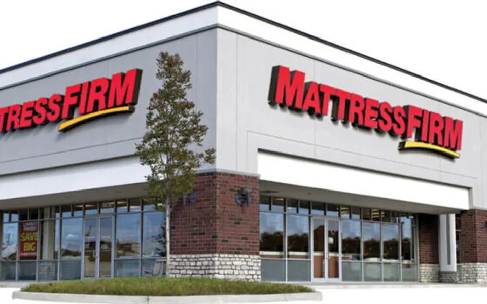 A Mattress Firm storefront (photo from another location)