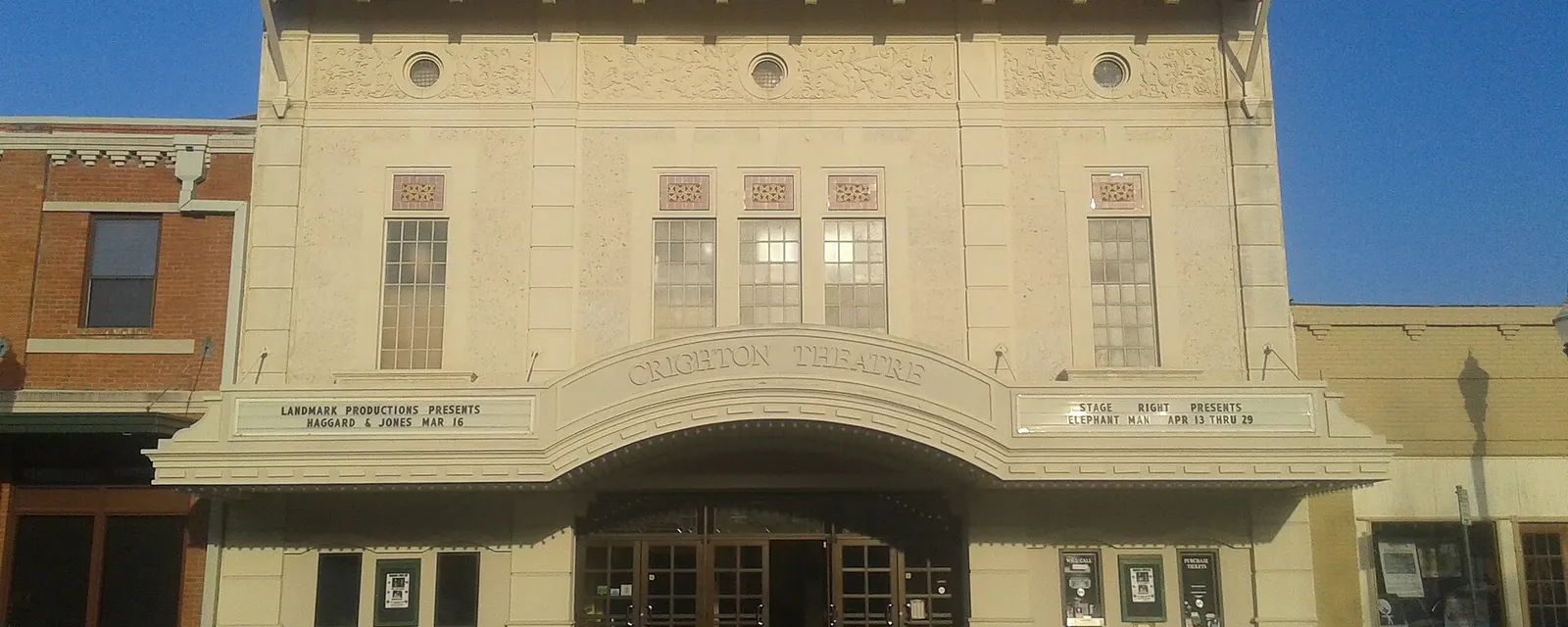 The Crighton Theatre in downtown Conroe