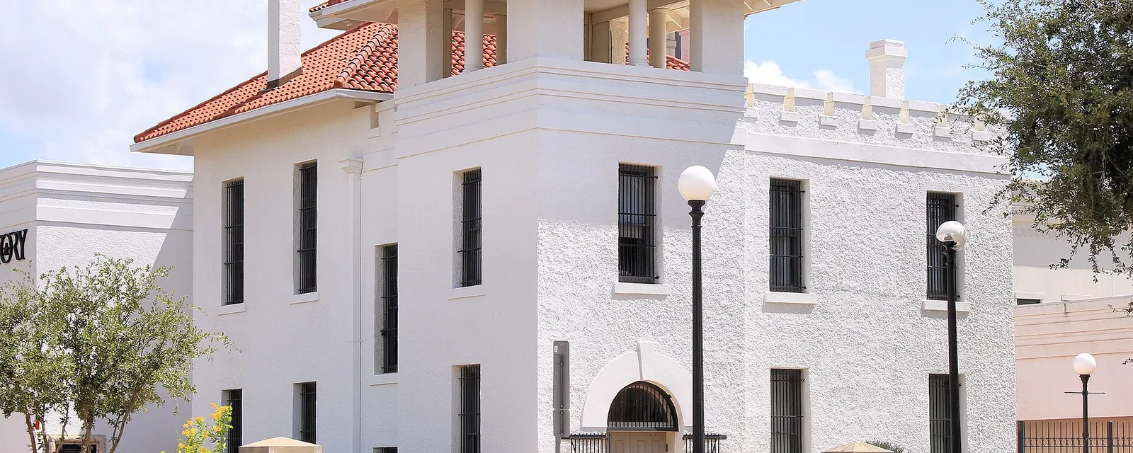 The old Hidalgo County Jail building in Edinburg