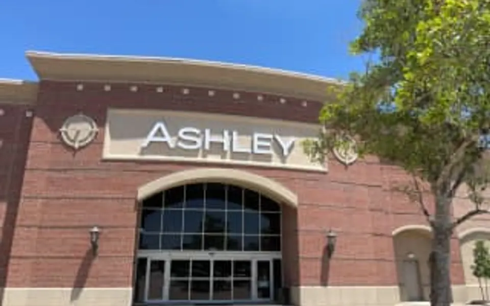Front of an Ashley store, photo from the store page on ashley.com