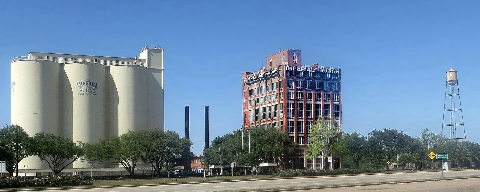 Imperial Sugar refinery buildings in Sugar Land